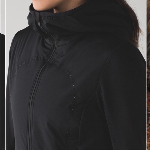 Lululemon Run For Cold Pullover Black 1/2 Zip Hooded Primaloft Hooded NWOT - Picture 6 of 11